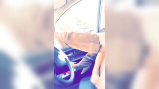 Dildo: Came out of the house to masturbate in the car #5