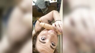 Suction Cup Dildo: I love sucking cock #4