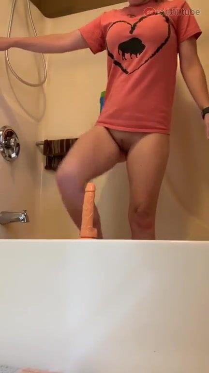 Learned this move from this sub actually. Suction cup dildos are the best stand in lovers